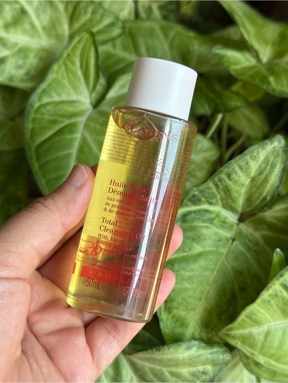 CLARINS Total Cleansing Oil & Makeup Remover- Travel Size 50ml